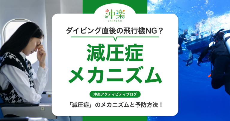  ダイビング直後の飛行機搭乗はなぜ絶対NGなのか？「減圧症」のメカニズムと予防方法