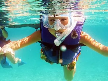 沖縄本島北部 ビーチシュノーケリング【ブセナ発・子供3歳以上・1名可・周辺ホテル送迎可・プライベートビーチ開催★許田インター車約10分】