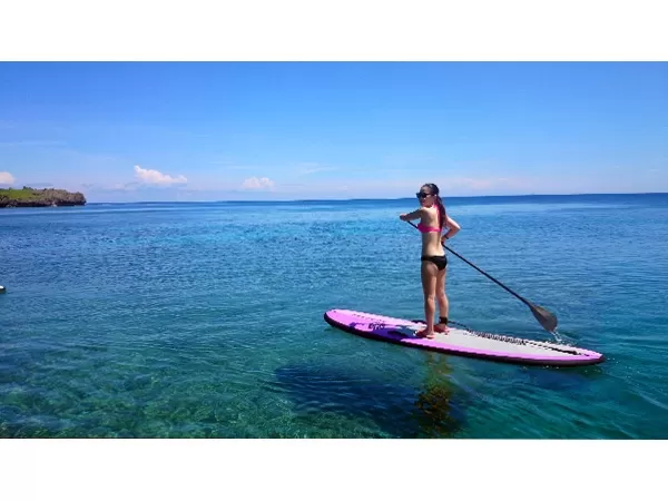 【読谷村・5歳～】SUP体験レッスン(2～3時間)★初心者＆未経験者OK！プライベートビーチで沖縄の海を満喫♪