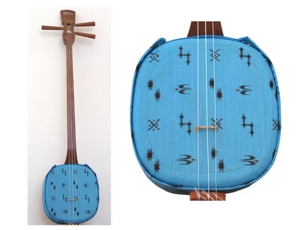 中部・読谷村『三線作り教室（ミンサー／絣／５色）』【当日電話申込ＯＫ｜1名可】