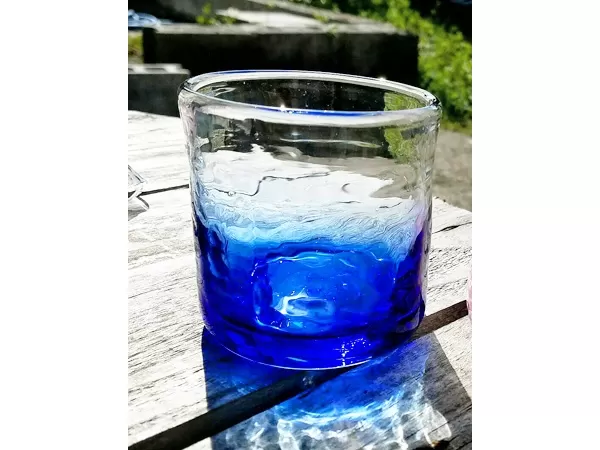 北部・名護市 琉球ガラス・ロックグラス（単色+グラデーション）【1名可】