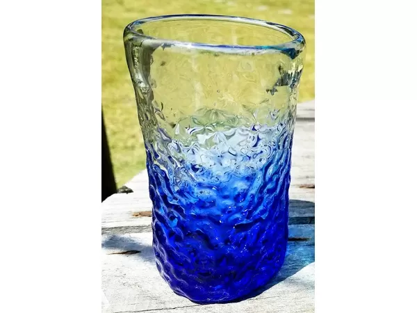 北部・名護市 琉球ガラス・ゴーヤーロックグラス（単色+グラデーション）【1名可】