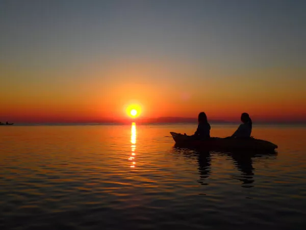海に沈む夕日