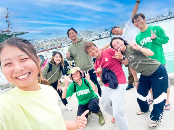 アルファダイブのスタッフは皆さんと潜れることが楽しみ