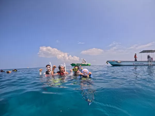 ５歳のお子様から楽しめる人気のボートシュノーケル♪