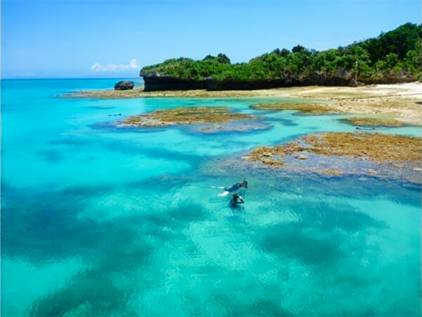 幻の島シュノーケリング