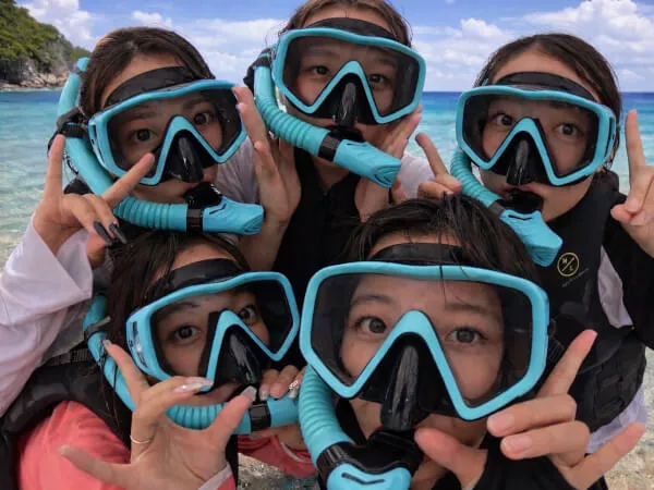 名護市・今帰仁村・古宇利島】 貸し切りバナナボートで行くシュノーケルツアー♪初心者＆泳げない方大歓迎 ♪