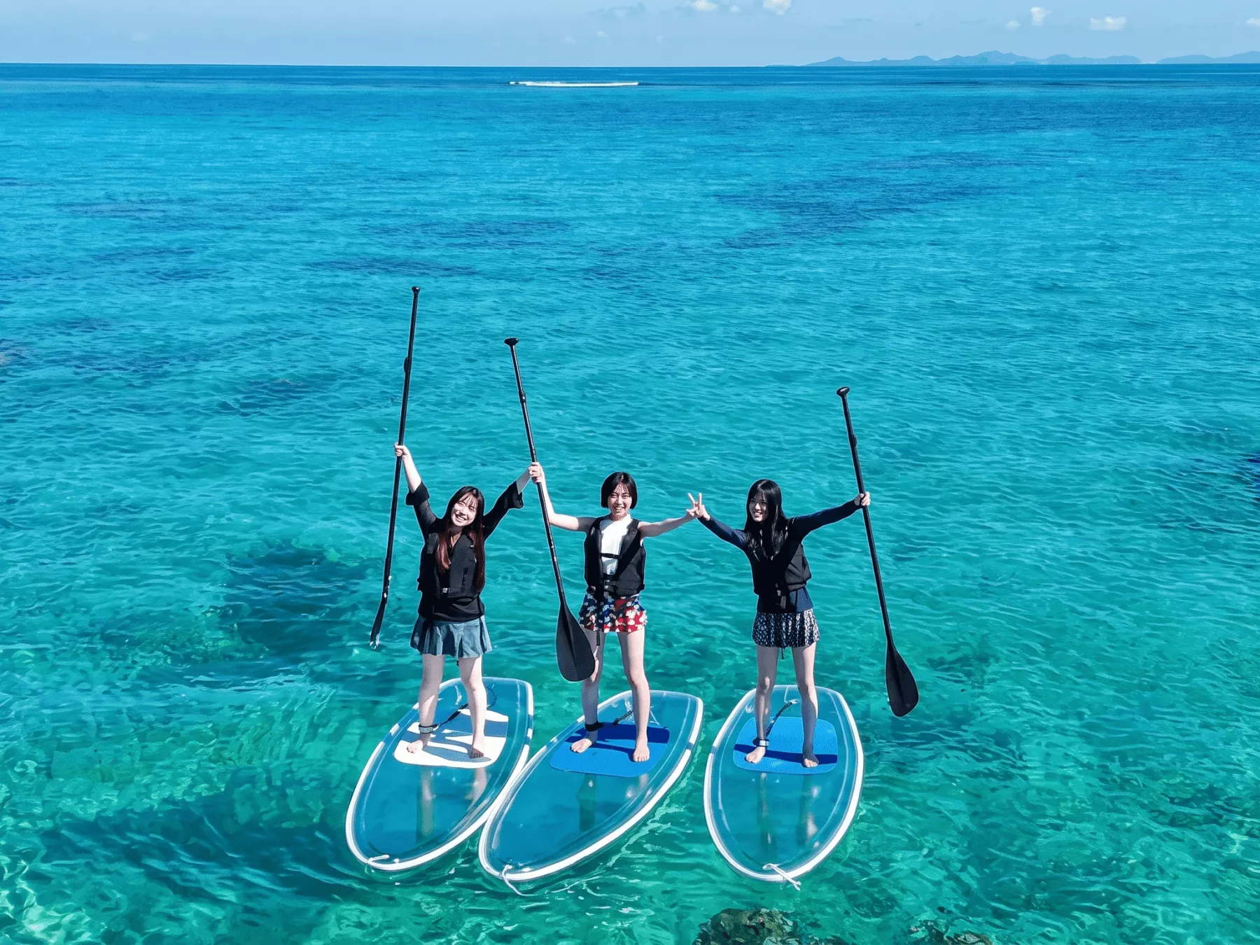 沖縄・今帰仁村】透明すぎる海で映え確定！ドローン撮影OK！クリアSUP