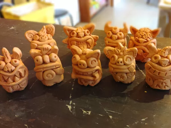 石垣島『陶芸シーサー作り』体験＜小サイズ＞ 【約30分・7歳以上・1名可】