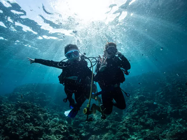 恩納村青の洞窟体験ダイビング_THESEA