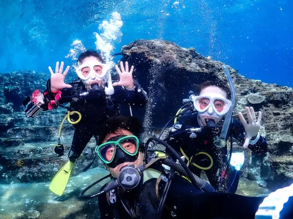 アルファダイブでは水中写真も沢山プレゼント