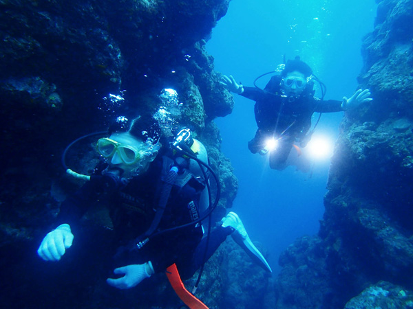 真栄田岬体験ダイビング