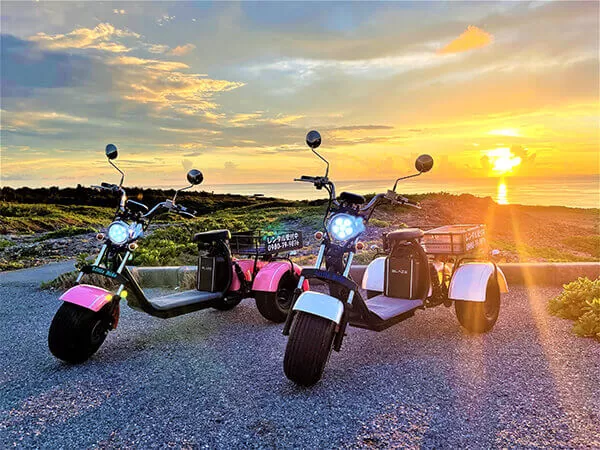 電動バイクLittle Ride｜宮古島｜トライク｜白鳥崎