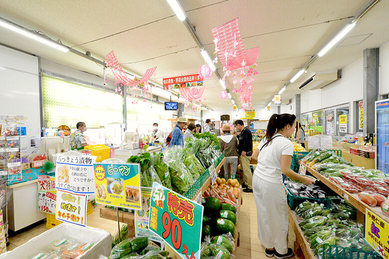 道の駅許田(きょだ)|地元産野菜売り場