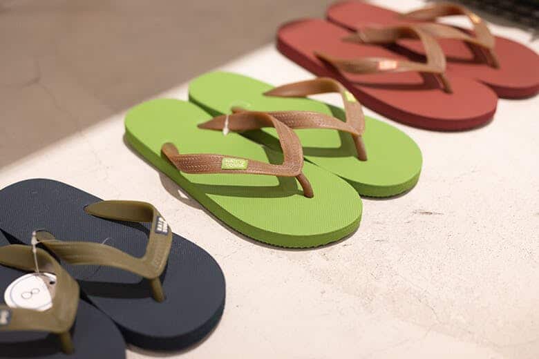 海想｜商品一例（天然ゴム100％のビーチサンダル）