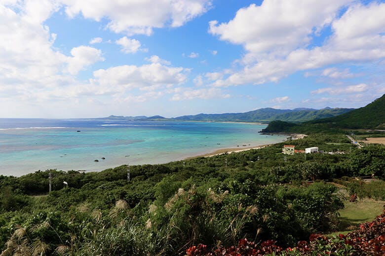 玉取崎展望台（たまとりざきてんぼうだい）｜展望台から南側方向の眺望