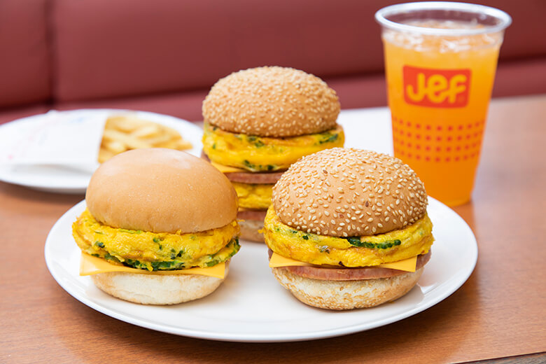 Jef（ジェフ）｜「ゴーヤーバーガー」と「ぬーやるバーガー」