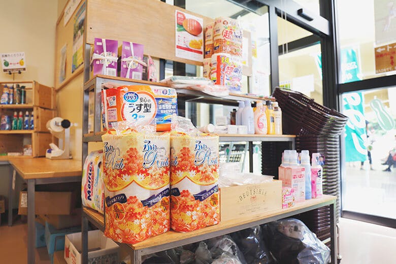 道の駅おおぎみ|日用品も販売されている