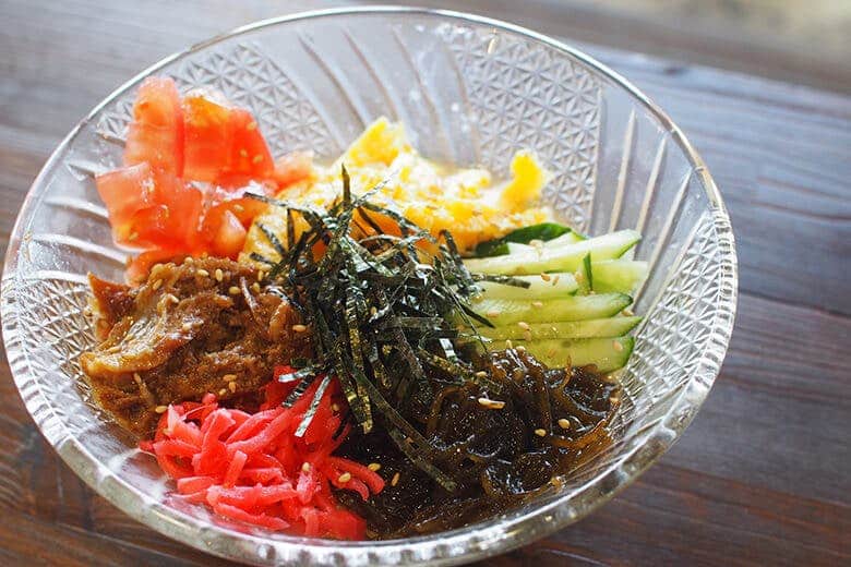 海中茶屋|冷やしもずくそば