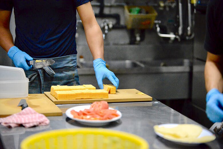 タコス専門店メキシコ｜調理風景