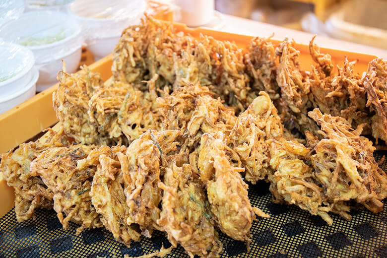 上間弁当天ぷら店｜かき揚げてんぷら