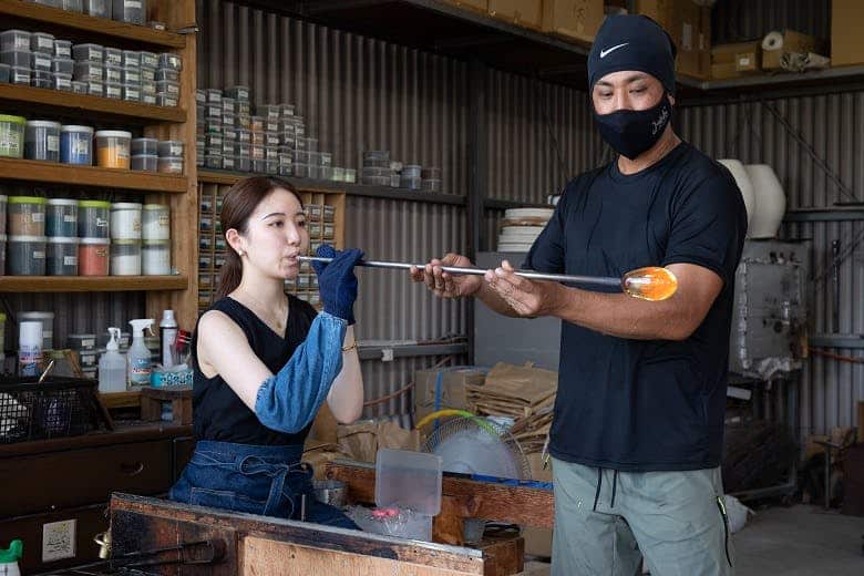 琉球ガラス工房