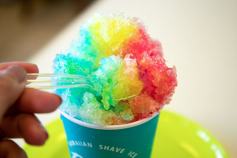 田中果実店｜虹色のシェイブアイス