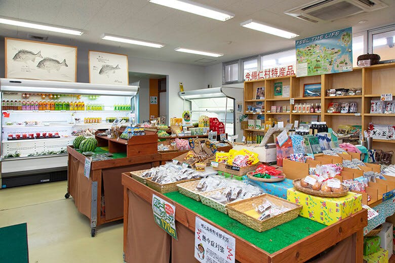 橋の駅リカリカワルミ｜売店コーナー