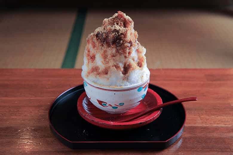 屋宜家(やぎや)|黒蜜きな粉黒糖ぜんざい