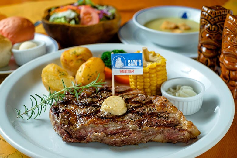 サムズバイザシー泡瀬店|サムズチョイス最上質リブロースステーキ