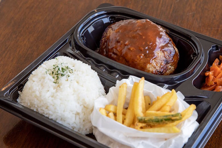 ばくばく亭|テイクアウト用「ハンバーグ弁当1,500円」