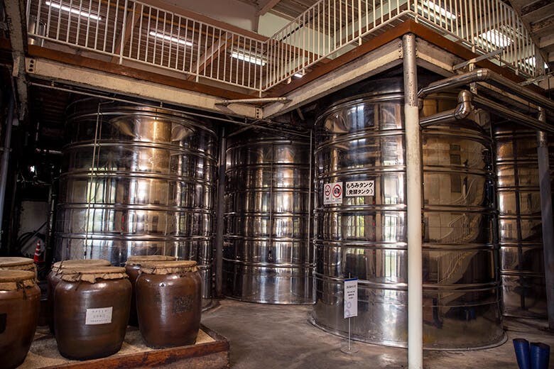 ヘリオス酒造|発酵タンク
