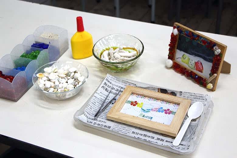 森のガラス館｜手作りフォトフレーム体験