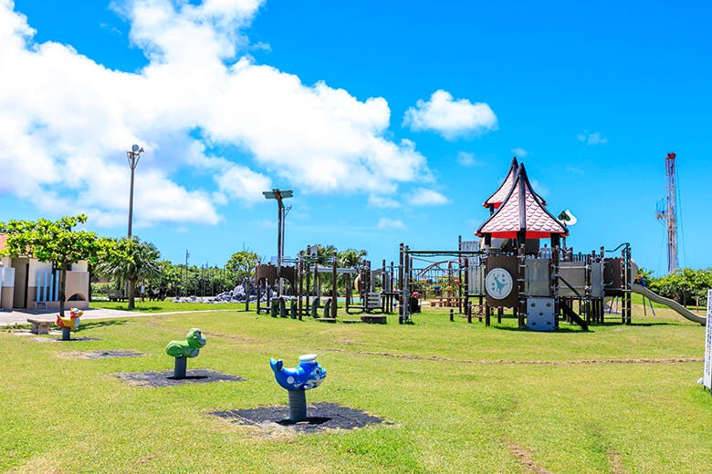 美々（びび）ビーチいとまん｜広々とした遊具エリア
