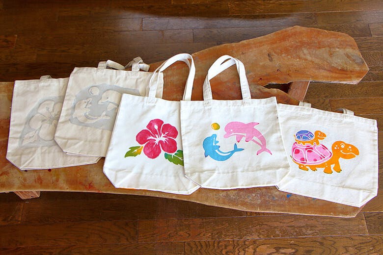 もとぶ元気村|「紅型教室エコバッグ」