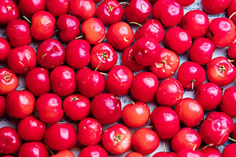 アセローラフレッシュ｜赤々としたたくさんのアセロラ