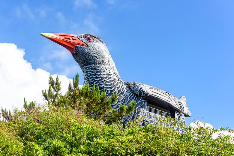 辺戸岬|巨大なヤンバルクイナ展望台