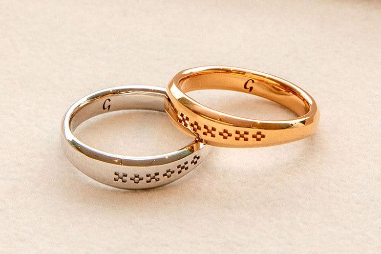 Grace(グレイス)|八重山伝統のミンサー織りがモチーフになったリング