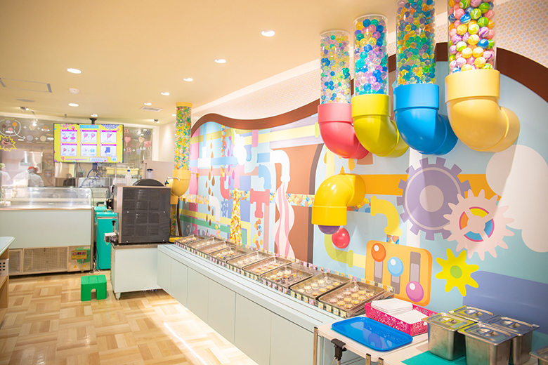 ブルーシールアイスパーク「アイスバー作り体験」ゾーン