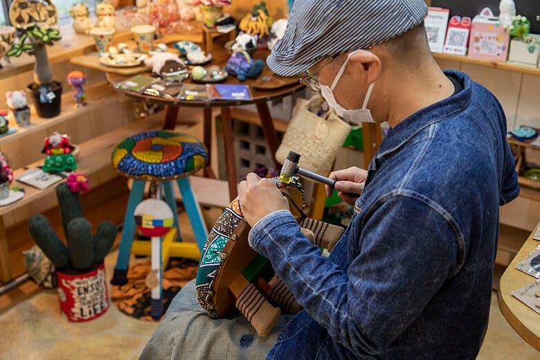 雑貨屋たんたん｜ベンチ型スツール