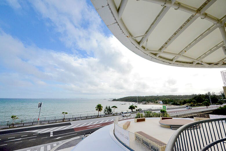 道の駅ぎのざ｜施設からのオーシャンビュー