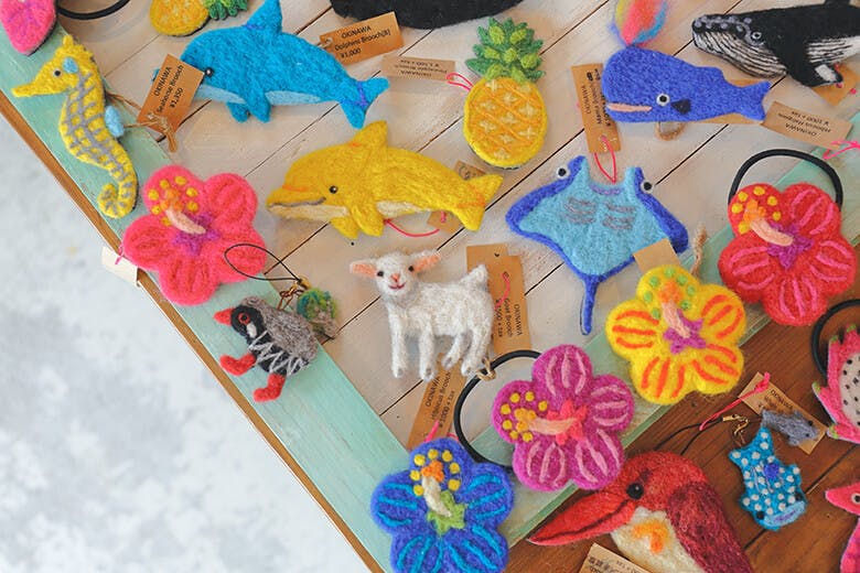 okinawasun(オキナワサン)|フェルトで作られた、沖縄アイテムがモチーフのグッズ