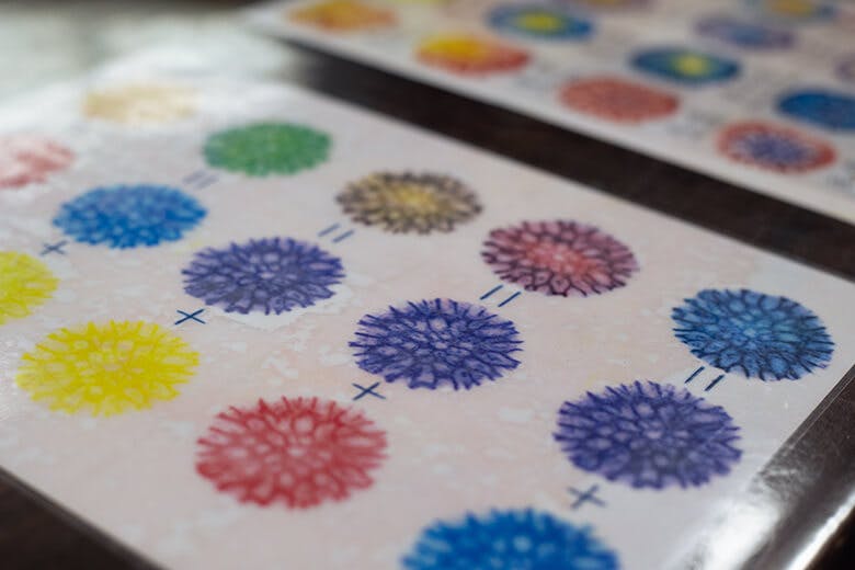 首里琉染|混色のサンプル