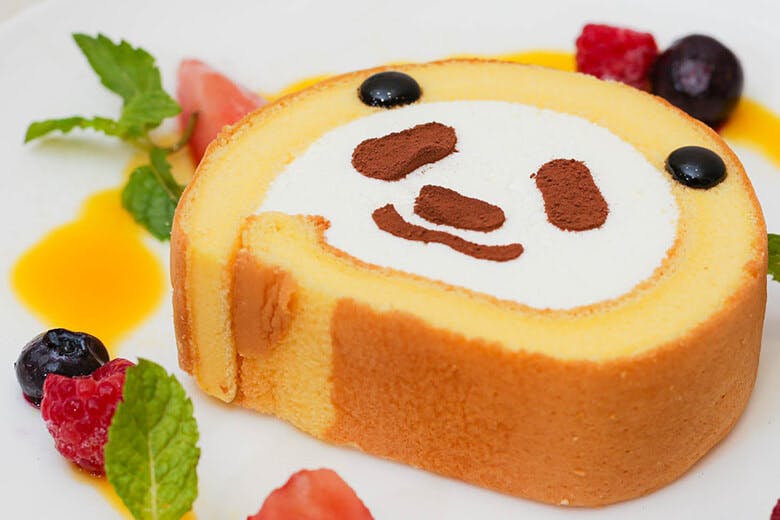 しろくまカフェ｜パンダロールケーキ