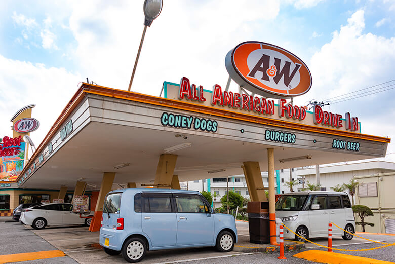 A&W ドライブイン
