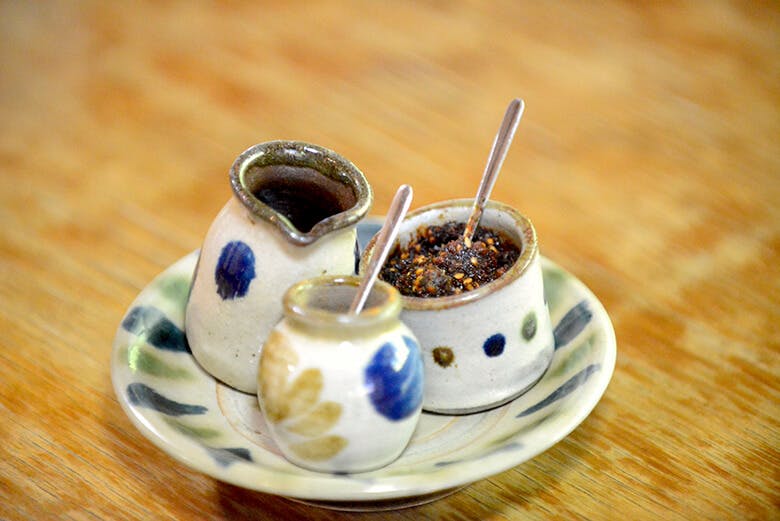 今帰仁そば｜自家製生七味