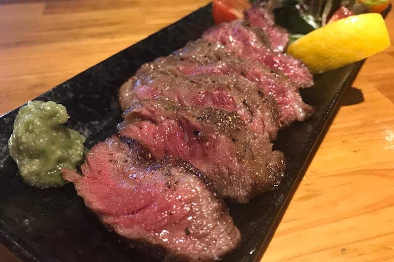 うまりずま|メニュー一例(宮古牛リブロースステーキ)