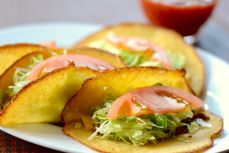 タコス専門店メキシコ｜タコスのアップ