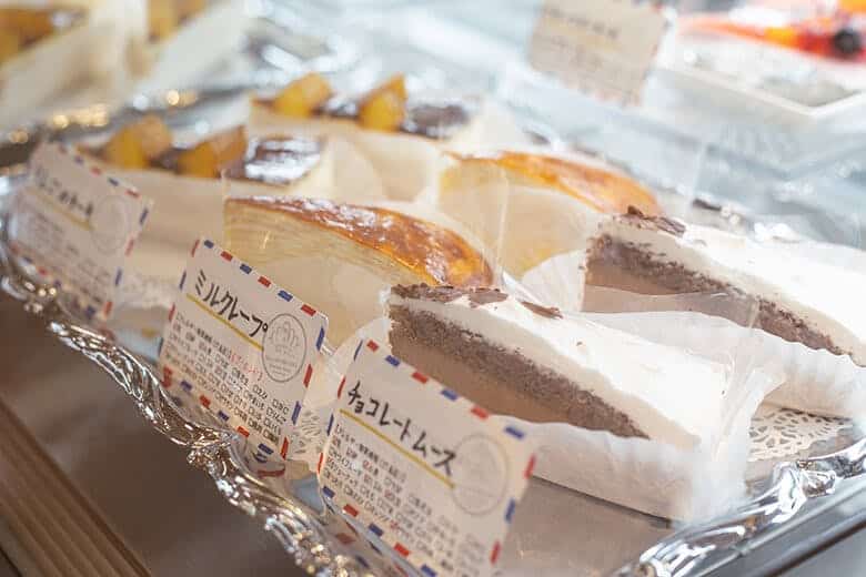 マーサンミッシェルカフェ｜ケーキセットのケーキ