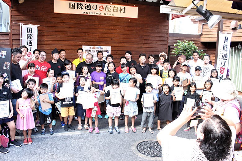 国際通り屋台村|子供たちが参加したイベントの様子